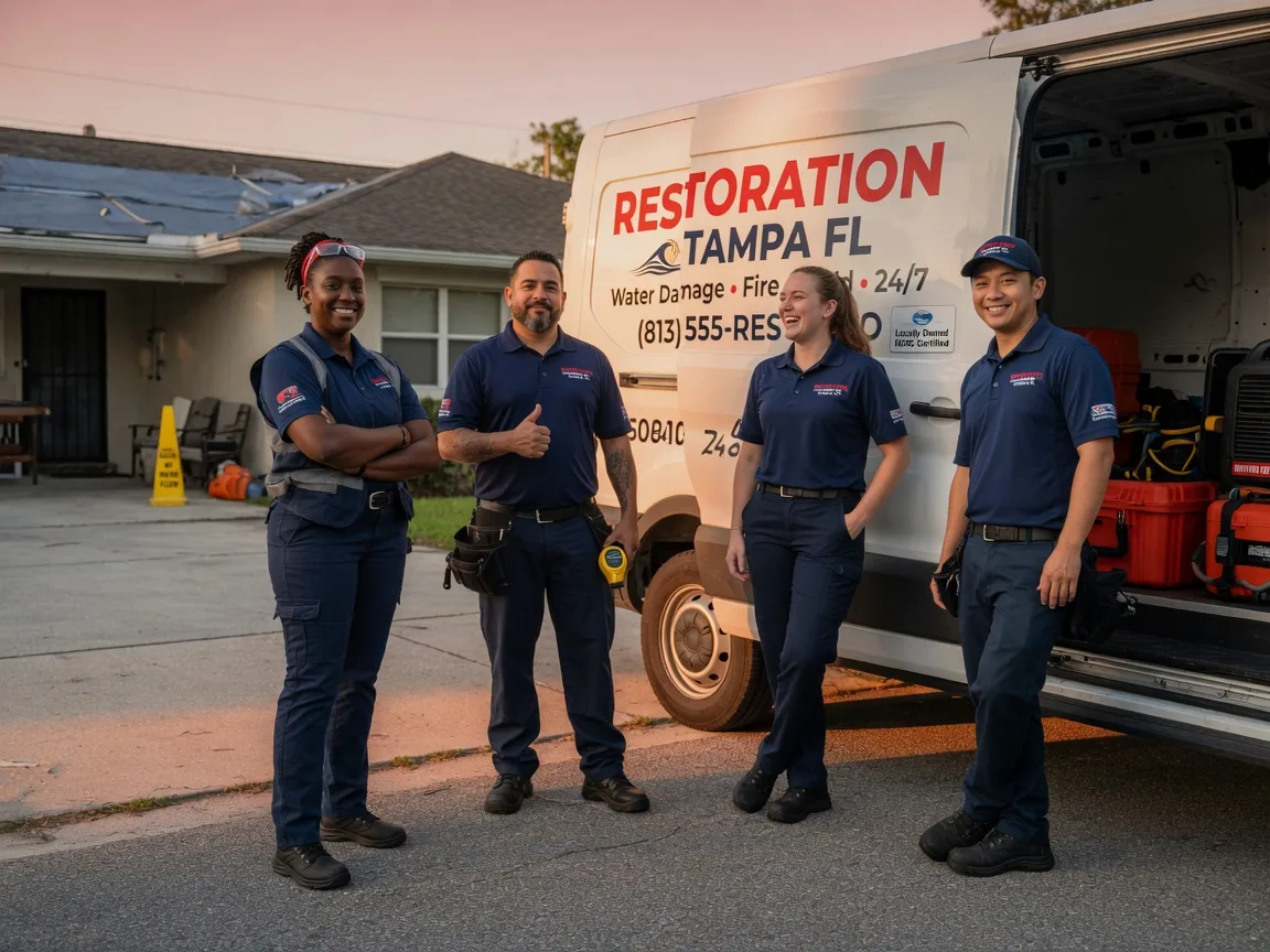 Water Damage Restoration company in Hertel, WI